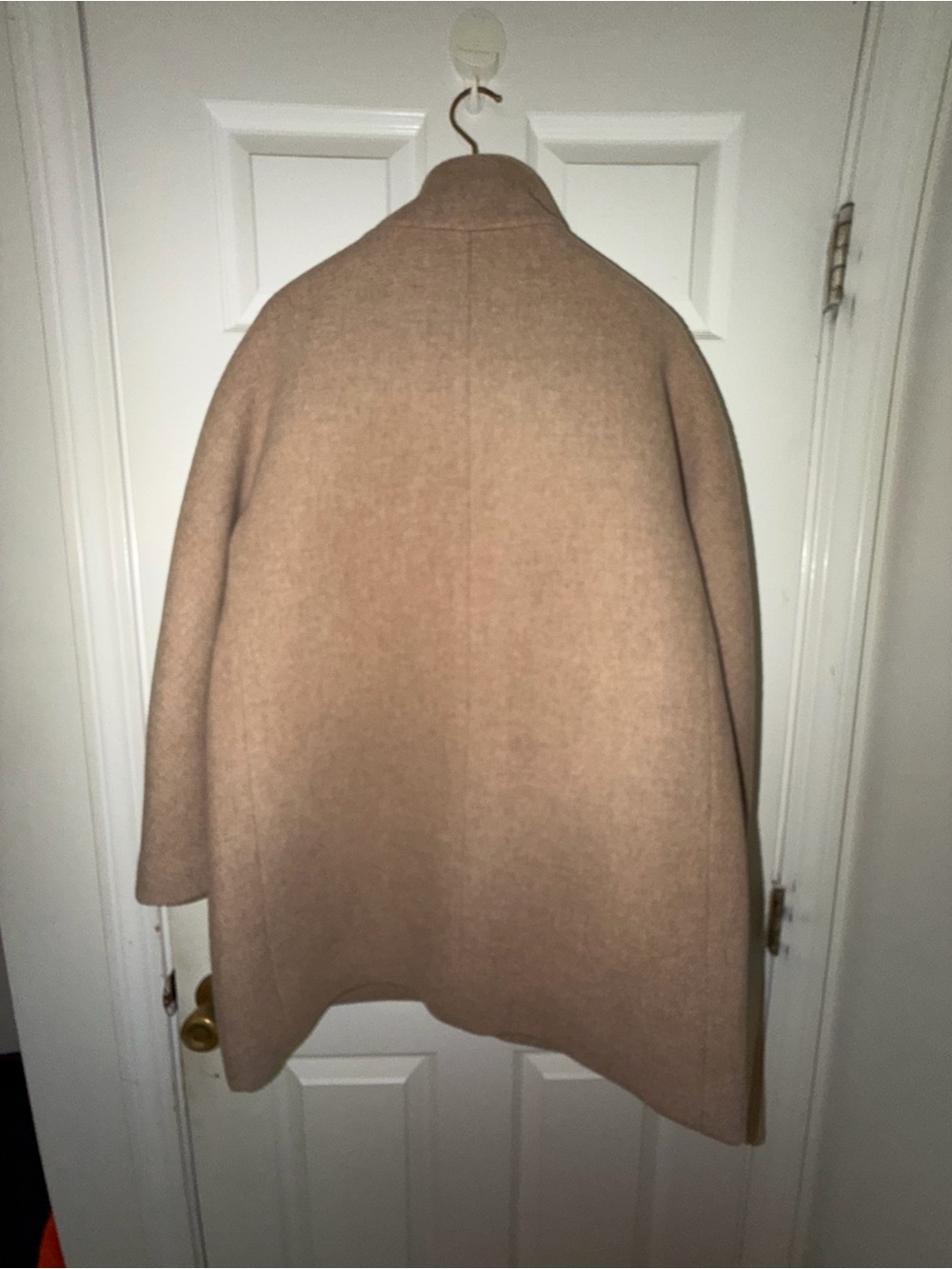 J. Crew Women's Cocoon coat in Italian stadium-cloth wool blend - Picture 3 of 6